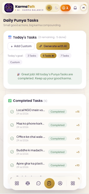 KarmaTalk AI: Life Guide Screenshot 2