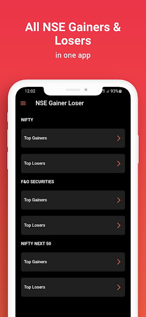 NSE Gainer Loser Screenshot 2