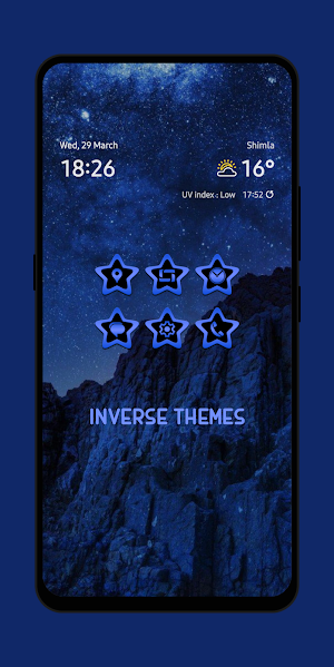 Blue Starlight Icon Pack Screenshot 0