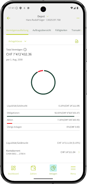 Bank Gantrisch mobile Screenshot 1