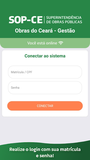Obras do Ceará - Gestão Screenshot 1