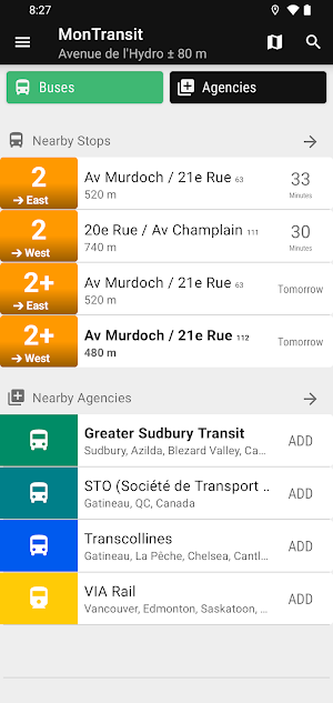 Rouyn-Noranda Bus - MonTransit Screenshot 0