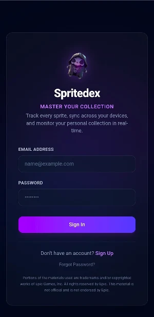 SpriteDex for Fortnite Screenshot 0