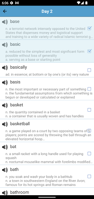 6000 IELTS Academic Vocabulary Screenshot 3