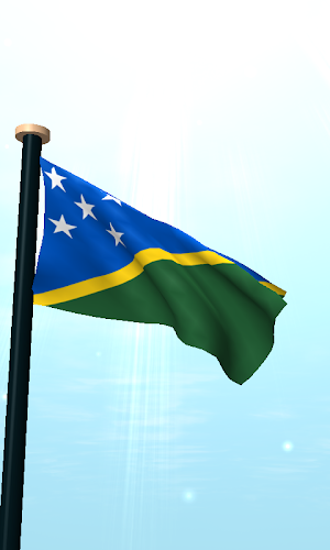 Solomon Islands Flag 3D Screenshot 1