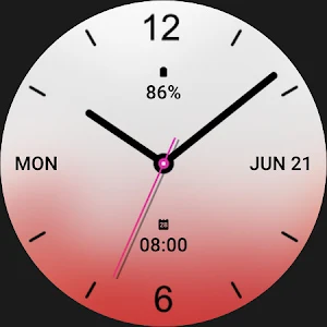 Pinky Analog Pro Watch Face Screenshot 3