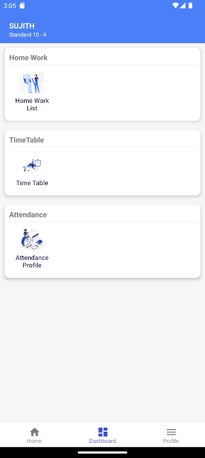 BGS Student App Screenshot 2