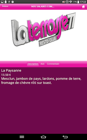 La Terrasse 77 Screenshot 2