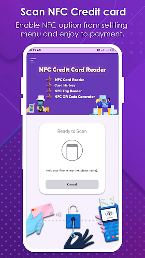 NFC Reader & QR Scanner Screenshot 1