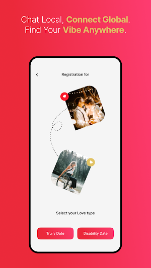 Truily: Date & Disability app Screenshot 1