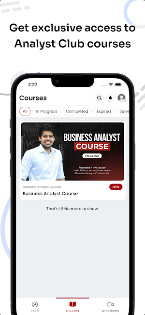 Analyst Club Screenshot 2