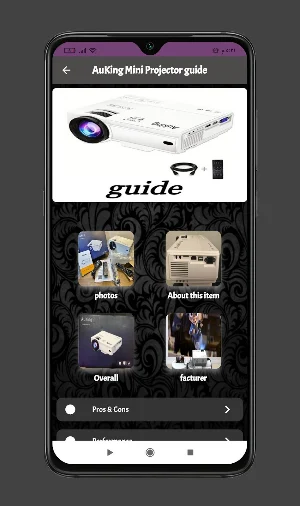 AuKing Mini Projector guide Screenshot 0