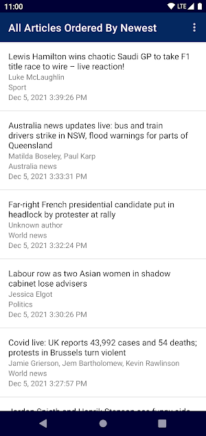 The Guardian News Client Screenshot 0
