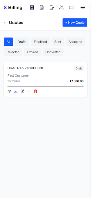 BillFlow – Invoicing Screenshot 0