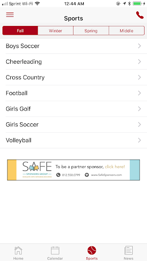 John Harrison Athletics Screenshot 3