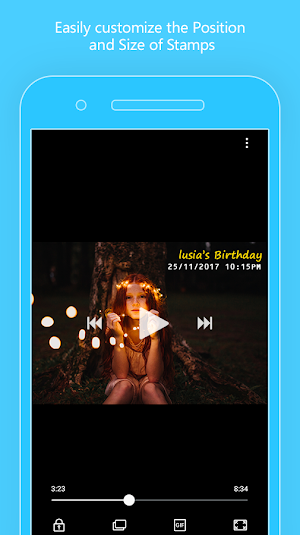 Video stamp: GPS, Timestamp, Logo video watermark Screenshot 3