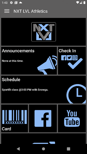 NXT LVL Athletics Screenshot 1