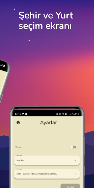 KYK Menü | KYK Yemek Listesi Screenshot 1