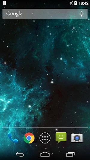 Galaxy Nebula Live Wallpaper Screenshot 0