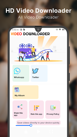 Video Downloader & HD Player Screenshot 0