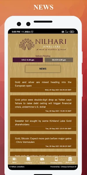 Nilhari Jewellers Screenshot 1