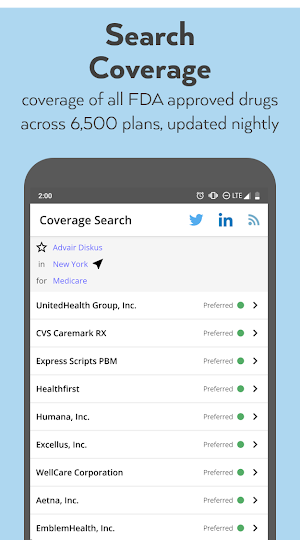 Coverage Search Screenshot 0