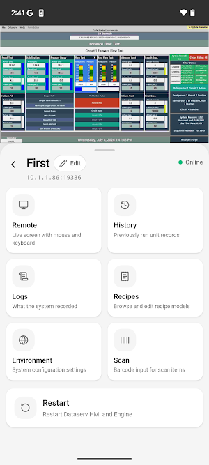 Dataserv Mobile Screenshot 0