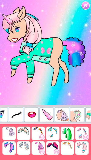 Unicorn Chibi Game for Girls Screenshot 2