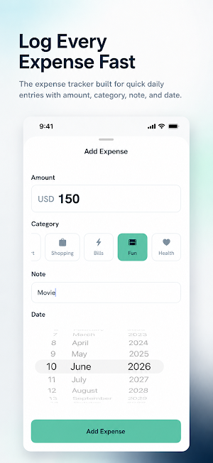 Simple Expense Tracker Screenshot 1