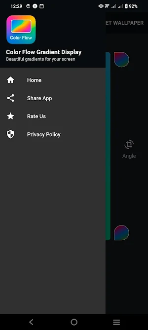 Color Flow Gradient Display Screenshot 1