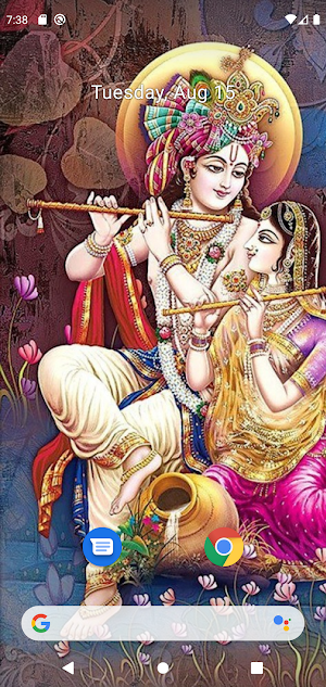 Radhe Krishna Wallpaper Screenshot 1