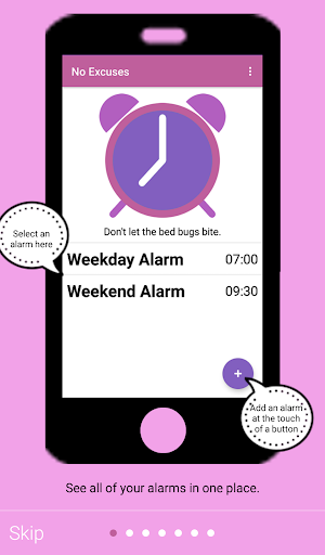 No Excuses Alarm Clock Screenshot 0