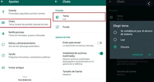 como cambiar whataps a modo oscuro Screenshot 1