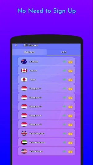 Proxy VPN & Singapore Proxy Screenshot 0