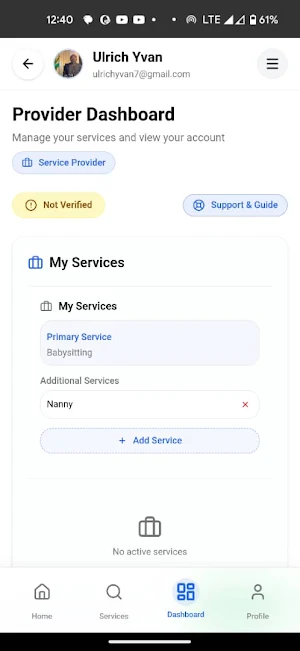 HomeAide Services Screenshot 2