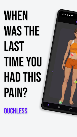 Ouchless - Pain Tracker Diary Screenshot 0