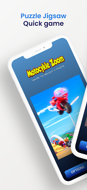 Zoom Motorcycle Puzzle Jigsaw Screenshot 0