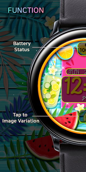 Enjoy Summer Time_Watchface Screenshot 1