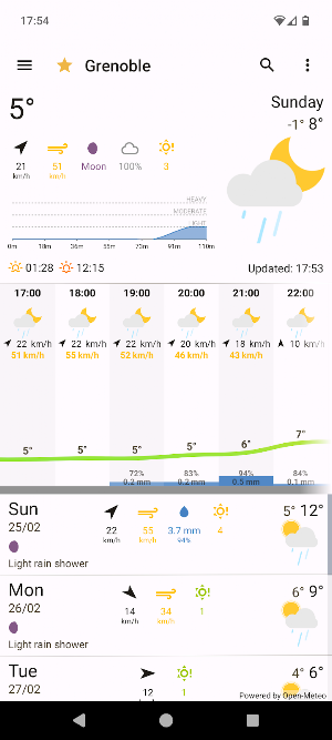 OSS Weather Screenshot 3