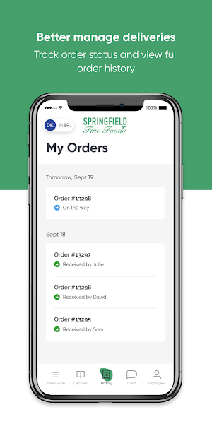 Springfield Fine Foods Screenshot 2