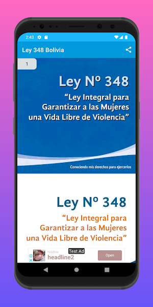 Ley 348 Bolivia Screenshot 0