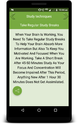 Study techniques Screenshot 2