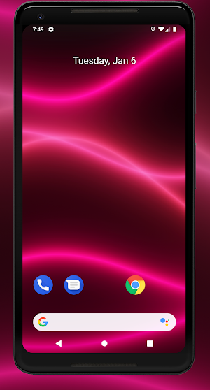 Neon Waves Live Wallpaper Screenshot 1