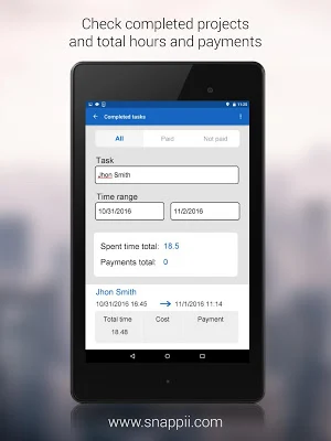 Timesheet App Screenshot 3