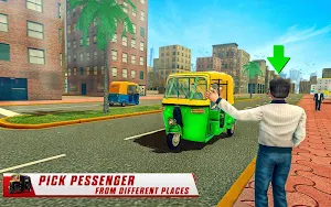 City Tuk Tuk Rickshaw Driver 2019 Screenshot 0