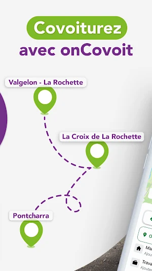 onCovoit’ : covoiturage Savoie Screenshot 3