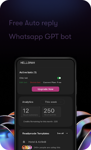 Helloman AI - Smart Reply Bot Screenshot 1