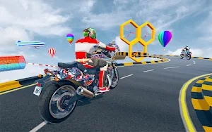 Superhero Bike GT Stunt Race Screenshot 1