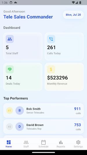 Tele Sales Commander Screenshot 0