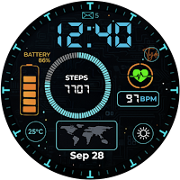 Tech HUD Watchface